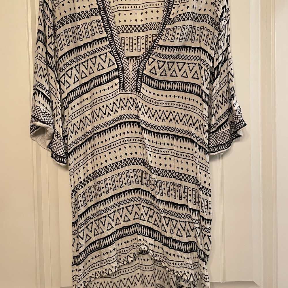 Tunic Black and White Size S